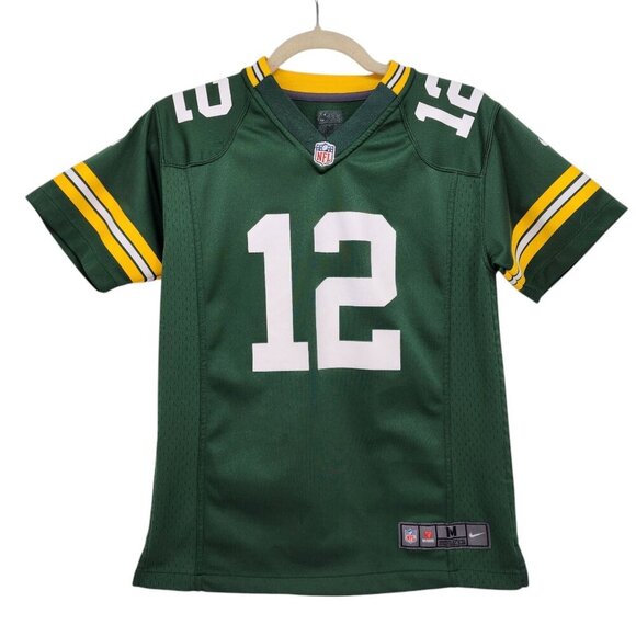 Nike NFL On Field Packers Aaron Rodgers Green Football Jersey Boys Medium - Picture 11 of 11